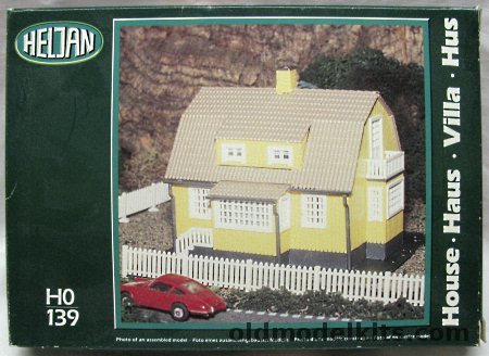 Heljan HO Farm or Country House - Medium Size - HO Scale Building, 139 plastic model kit